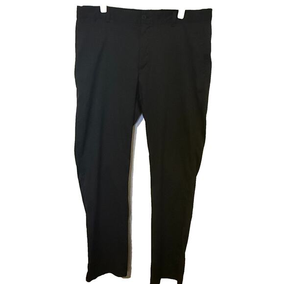 Nike Golf Pants Mens 38x34 Black Dri-Fit Tour Performance Stretch Polyester - Picture 1 of 5